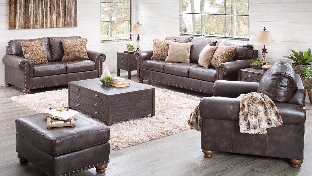 American design furniture by Monroe - Beaumont Living Room Set